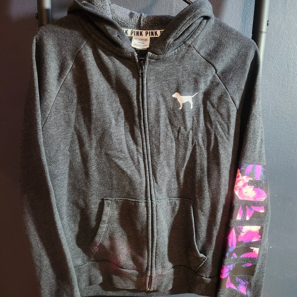 Pink Victoria's Secret Zip Up Sweatshirt
